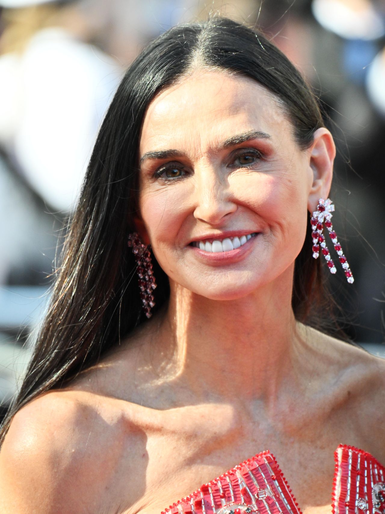 Demi Moore at Kinds Of Kindness Premiere 2024 Cannes Film Festival08